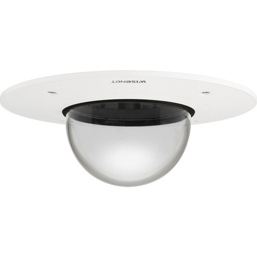Hanwha Techwin Surveillance Camera Dome Housing Cap - Ceiling Mountable Flush Mount - Aluminum - White SHD-1350FPW