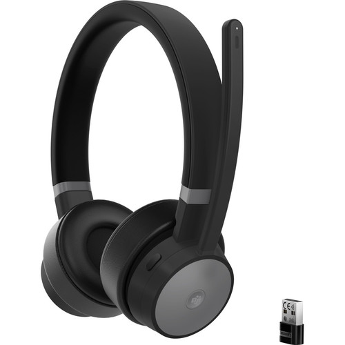 Lenovo Go Wireless ANC Headset - Stereo - USB Type C - Wired/Wireless - Bluetooth - 98.4 ft - 32 Ohm - 20 Hz - 20 kHz - On-ear - - - - (Fleet Network)