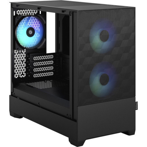 Fractal Design Pop Mini Air Computer Case - Mid-tower - Black - Steel Tempered Glass - 8 x Bay - 3 x 472 120 mm x Fans - 0 - - FD-C-POR1M-06