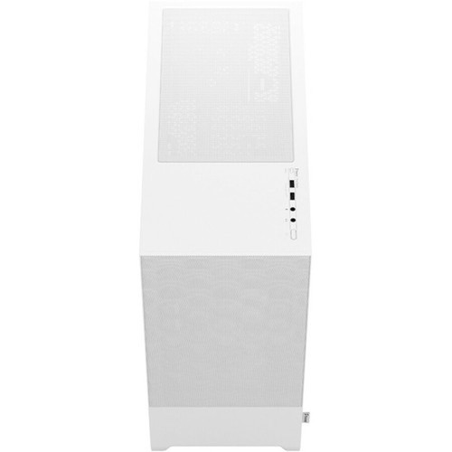 Fractal Design Pop Air RGB Computer Case - White - Steel Tempered Glass - 9 x Bay - 3 x 472 120 mm x Fans Installed - 0 - Mini FD-C-POR1A-01