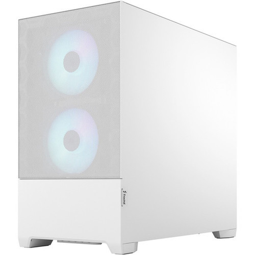 Fractal Design Pop Mini Air Computer Case - Mid-tower - White - Steel Tempered Glass - 8 x Bay - 3 x 472 120 mm x Fans - 0 - - FD-C-POR1M-01