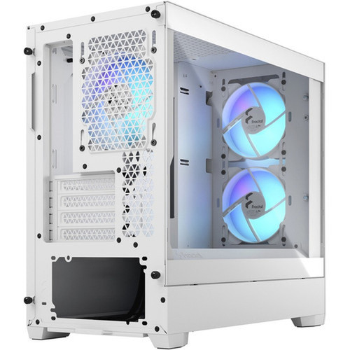 Fractal Design Pop Mini Air Computer Case - Mid-tower - White - Steel Tempered Glass - 8 x Bay - 3 x 472 120 mm x Fans - 0 - - FD-C-POR1M-01