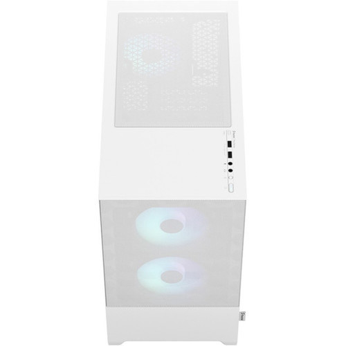 Fractal Design Pop Mini Air Computer Case - Mid-tower - White - Steel Tempered Glass - 8 x Bay - 3 x 472 120 mm x Fans - 0 - - FD-C-POR1M-01