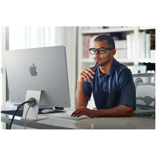 Kensington SafeDome Cable Lock for iMac 24 - Keyed Lock - Silver - Carbon Steel - For iMac Keyboard Mouse K68995WW