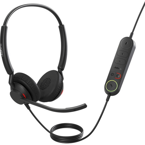 Jabra Engage 40 - (Inline Link) USB-C UC Stereo - Stereo - USB Type C - Wired - 50 Hz - 20 kHz - Over-the-head - Binaural - - 5.2 ft - (Fleet Network)