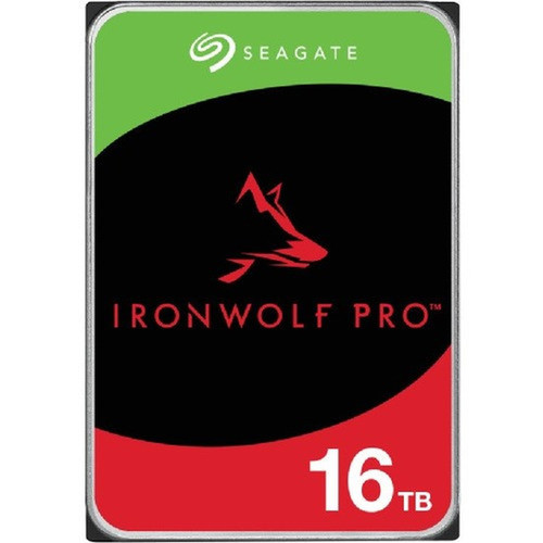 Seagate IronWolf Pro ST16000NT001 16 TB Hard Drive - 35 Internal - SATA SATA600 - Conventional Magnetic Recording CMR Method - ST16000NT001