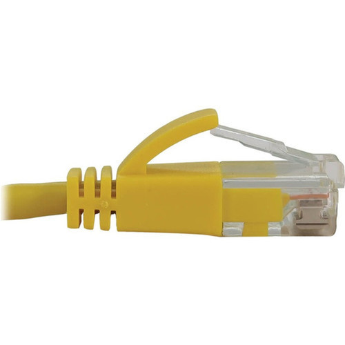 Tripp Lite N261-S01-YW Cat6a UTP Patch Network Cable - 1 ft Category 6a Network Cable for Network Device Switch Patch Panel Hub - N261-S01-YW