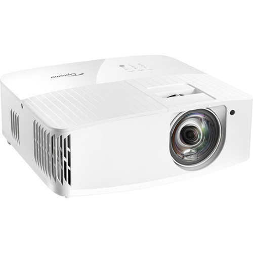 Optoma UHD35STx 3D Short Throw DLP Projector - 169 - Wall Mountable - High Dynamic Range HDR - Front - 2160p - 4000 Hour Normal - - UHD35STX