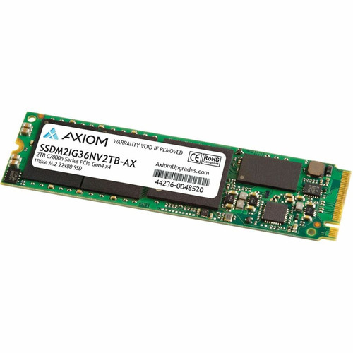 Axiom C7000n 2 TB Solid State Drive - M.2 2280 Internal - PCI Express NVMe (PCI Express NVMe 4.0 x4) - Notebook, Workstation, PC - - - (Fleet Network)