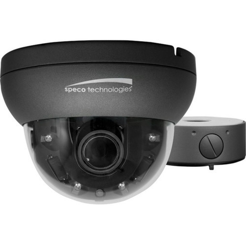 Speco Intensifier H4FD1M 4 Megapixel Surveillance Camera - Color - Dome - Gray - TAA Compliant - 98 ft 2987 m Infrared Night Vision H4FD1M