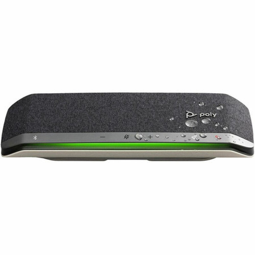 HP Poly Sync 40 USB-A USB-C Speakerphone - USB - Microphone - Battery - Silver 772C4AA