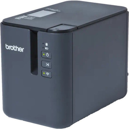 Brother PT-P900Wc Desktop Thermal Transfer Printer - Monochrome - Label Print - USB - Serial - With Cutter - 126 Print Width - 60 - PTP900WC