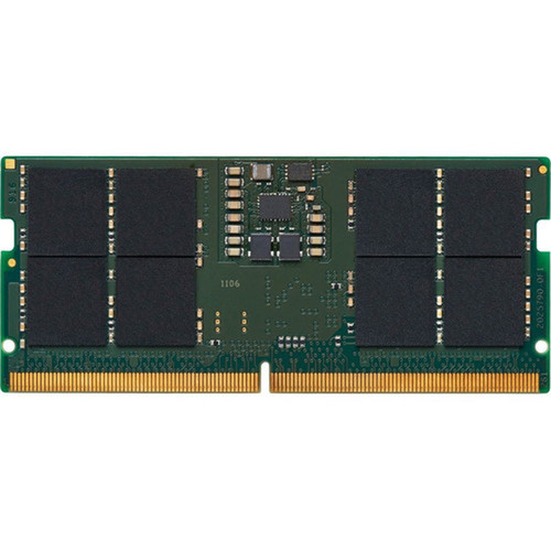 Kingston ValueRAM 16GB DDR5 SDRAM Memory Module - For Notebook - 16 GB - DDR5-5600PC5-44800 DDR5 SDRAM - 5600 MHz Single-rank Memory KVR56S46BS8-16