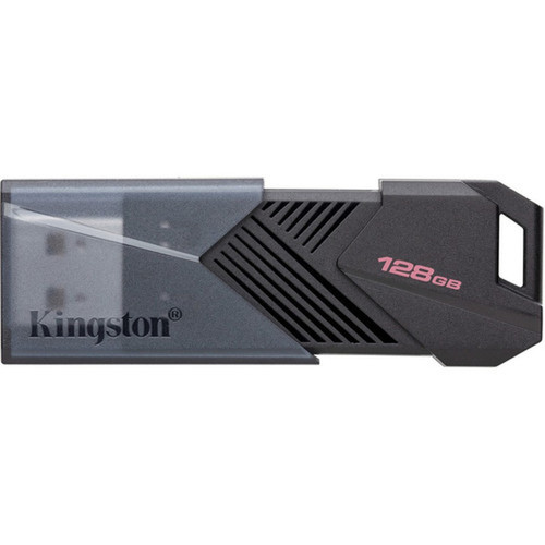 Kingston DataTraveler Exodia 128GB USB 32 Gen 1 Type A Flash Drive - 128 GB - USB 32 Gen 1 Type A - Matte Black - 5 Year DTXON128GB