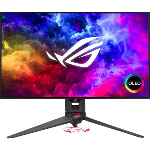 Asus ROG Swift PG27AQDM 27 Class WQHD Gaming OLED Monitor - 169 - 265 Viewable - OLED - LED Backlight - 2560 x 1440 - 107 Billion PG27AQDM