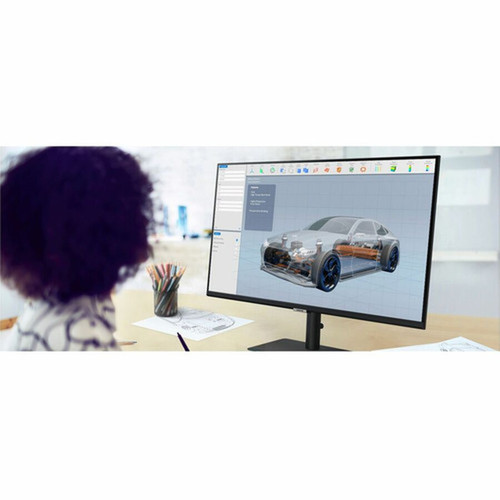 Samsung ViewFinity S8 S27B804PXN 27 Class 4K UHD LCD Monitor - 169 - Matte Black - 27 Viewable - In-plane Switching IPS - 3840 x LS27B804PXNXGO