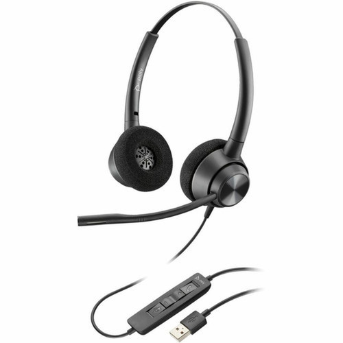 Poly EncorePro 310 Headset - Stereo - USB Type A - Wired - 32 Ohm - 50 Hz - 8 kHz - On-ear - Binaural - Ear-cup - Noise Cancelling - 767G1AA