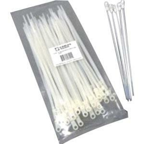 C2G Screw-Mountable Cable Tie - Natural - 50 Pack (Fleet Network)