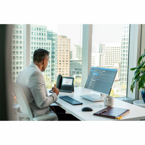 Poly CCX 700 IP Phone - Corded - CordedCordless - Wi-Fi Bluetooth - Desktop - Black - 24 x Total Line - VoIP - 7 LCD - 2 x Network 82Z83AA