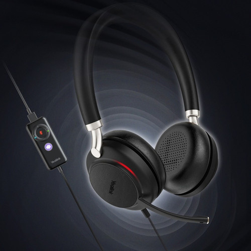 Yealink Premium USB Wired Headset - Stereo - USB Type C - WiredWireless - Bluetooth - 328 ft - 32 Ohm - 20 Hz - 20 kHz - - Binaural 1308085