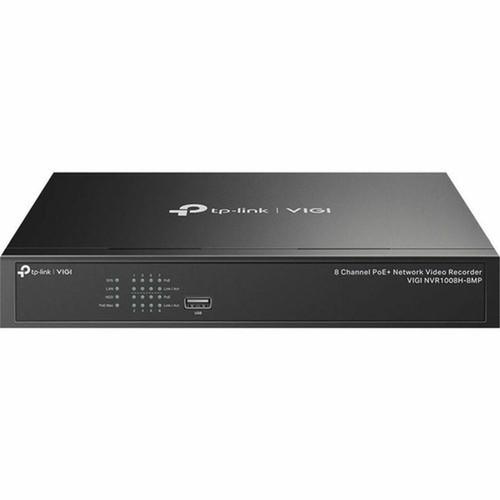 TP-Link VIGI 8 Channel PoE Network Video Recorder - Network Video Recorder - HDMI - 4K Recording VIGI NVR1008H-8MP