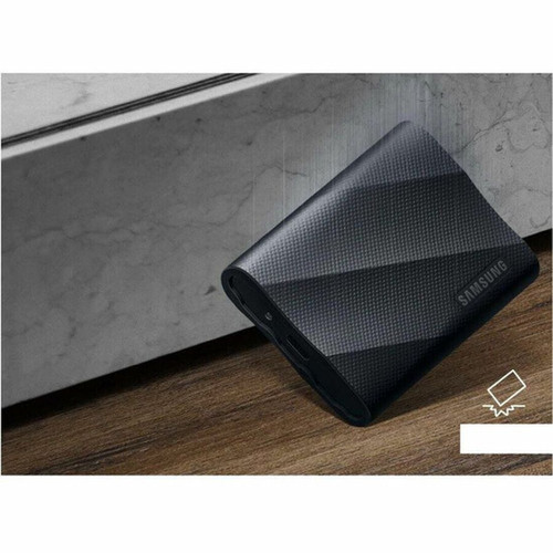 Samsung T9 1 TB Portable Solid State Drive - External - Black - Desktop PC Notebook Tablet Gaming Console Smart TV Camera Device MU-PG1T0BAM