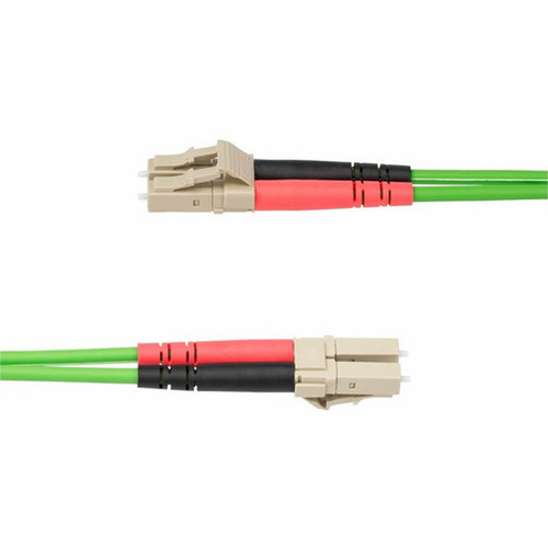 StarTechcom Fiber Optic Duplex Patch Network Cable - 66 ft Fiber Optic Network Cable for Network Device Switch Server - First End LCLCL-2M-OM5-FIBER