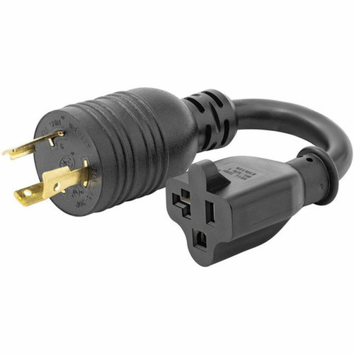 StarTechcom 6in 15cm Heavy Duty Power Cord NEMA L5-20P to NEMA 5-20R Plug Converter Cable 20A 125V 12AWG UL Listed Components - K31D-2U00-POWER-CORD