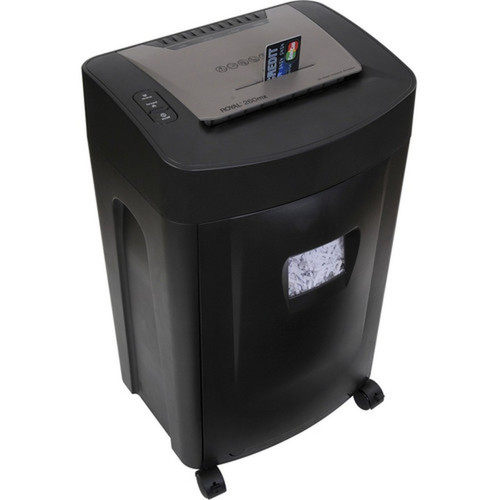 Royal 260MX Paper Shredder - Non-continuous Shredder - Cross Cut - 20 Per Pass - for shredding Paper CD DVD Credit Card Staples - 95000B