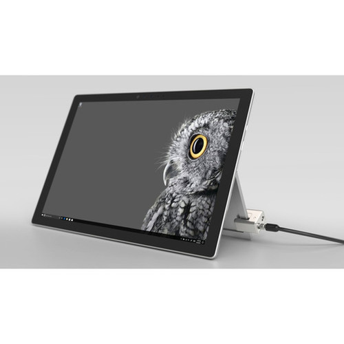 Kensington Keyed Cable Lock Surface Pro - Keyed Lock - Black Silver - Carbon Steel Plastic - 59 ft - For Notebook K68134WW