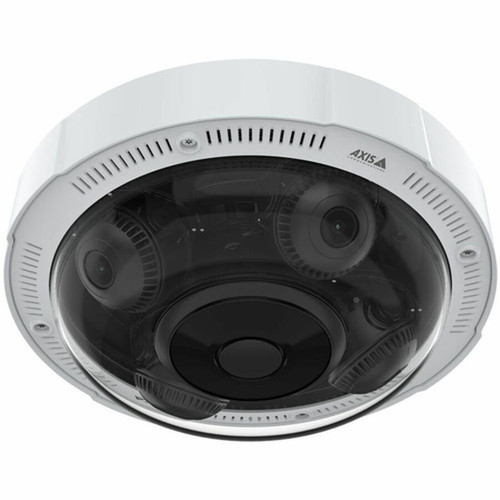 AXIS P3738-PLE 32 Megapixel Outdoor 4K Network Camera - Color - Dome - White - TAA Compliant - 4921 ft 15 m Infrared Night Vision - 02635-001