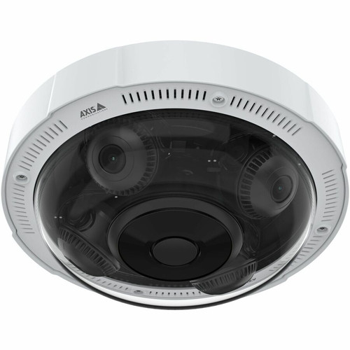 AXIS Panoramic P3737-PLE 5 Megapixel 2K Network Camera - Color - White - TAA Compliant - Zipstream, Motion JPEG, H.265 (MPEG-H Part - (Fleet Network)