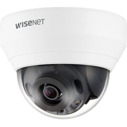 Wisenet QND-7032R 4 Megapixel Indoor Network Camera - Color - Dome - White - 65.62 ft (20 m) Infrared Night Vision - H.265, H.264, - x (Fleet Network)