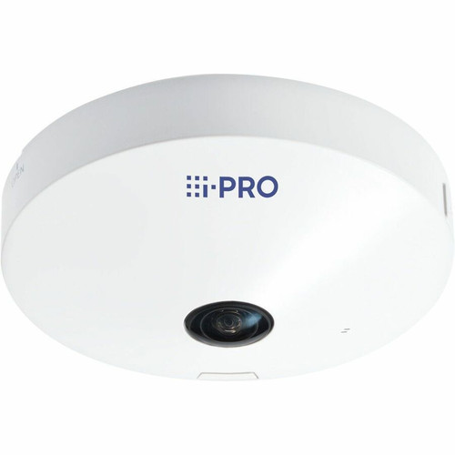 i-PRO WV-S4176A 12 Megapixel Indoor Network Camera - Color - Fisheye - White - H.265, H.264 - 2992 x 2992 - 1.4 mm Fixed Lens - 30 fps (Fleet Network)