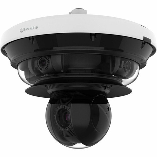 Wisenet PNM-C34404RQPZ 34 Megapixel Outdoor 4K Network Camera - Color - Dome - White - 65617 ft 200 m Infrared Night Vision - MJPEG PNM-C34404RQPZ