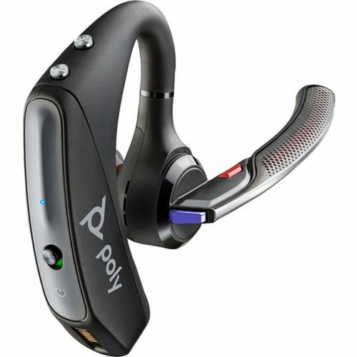 Poly Voyager 5200 USB-A Office Headset TAA - Siri Google Assistant - Mono - Wireless - Bluetooth - 250 ft - 32 Ohm - Over-the-ear - - 7W6D3AAABA