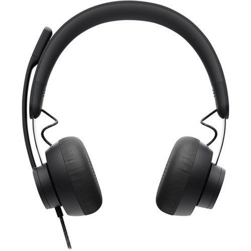 Logitech Zone Headset - Stereo - USB Type C - Wired - 32 Ohm - 20 Hz - 16 kHz - Over-the-head - Binaural - Circumaural - 62 ft Cable 981-000876