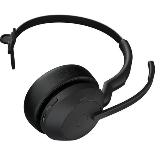 Jabra Evolve2 55 Headset - Mono - Wireless - Bluetooth - 984 ft - 20 Hz - 20 kHz - On-ear - Monaural - Supra-aural - MEMS Technology 25599-889-899-01