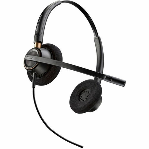Poly EncorePro 520 with Quick Disconnect Binaural Headset TAA - Stereo - Mini-phone 35mm - Wired - 20 Hz - 10 kHz - Over-the-head 783P6AAABA