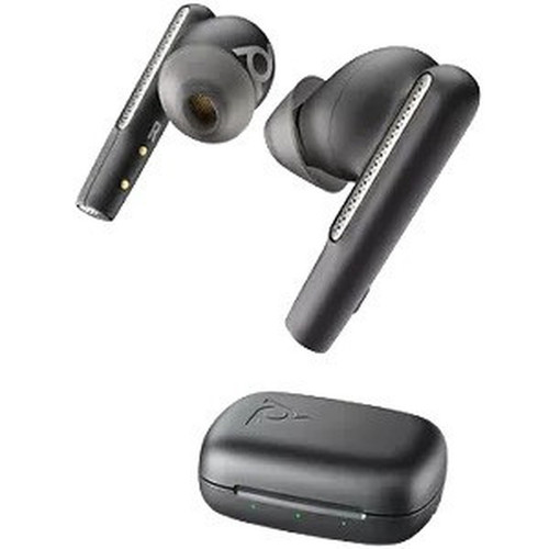 Poly Voyager Free 60 Bluetooth Black Earbuds Basic Charge Case - Siri Google Assistant - Stereo - USB Type C - True Wireless - - ft 7Y8M2AA