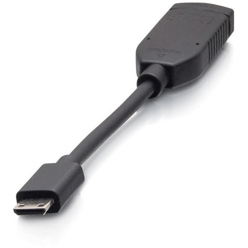 C2G Mini HDMI to HDMI Dongle Adapter Converter - M/F - 1 x Mini HDMI Digital Audio/Video Male - 1 x HDMI Digital Audio/Video Female - (Fleet Network)