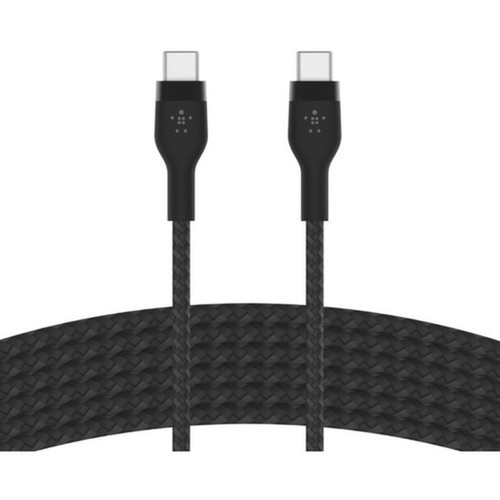 Belkin USB-C to USB-C Cable - 98 ft USB-C Data Transfer Cable for iPad mini iPad Air iPad Pro Smartphone Tablet Notebook Air - CAB011BT3MBK