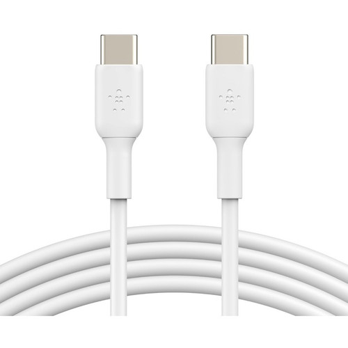 Belkin BOOST&uarr;CHARGE USB-C to USB-C Cable (2m / 6.6ft, White) - 6.6 ft USB-C Data Transfer Cable for iPad mini, Smartphone - First (Fleet Network)