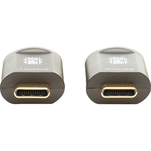 Tripp Lite by Eaton USB-C to USB-C Fiber Active Optical Cable MM Black 15 m 49 ft - 492 ft USB-C Data Transfer Cable for HDTV U420F-15M-V