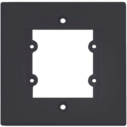 Kramer Frame for Wall Plate Inserts - 1 Gang - 1-gang - Gray - Metal FRAME-1GUSG