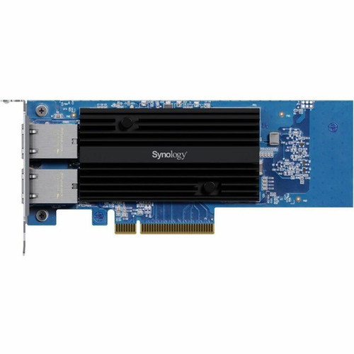 Synology E10G30-T2 Dual-port 10GbE 10GBASE-T Add-In Card For Synology Systems - PCI Express 30 x8 - 2 Ports - Twisted Pair - Low - E10G30-T2
