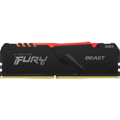 Kingston FURY Beast 16GB DDR4 SDRAM Memory Module - For Motherboard - 16 GB (1 x 16GB) - DDR4-3200/PC4-25600 DDR4 SDRAM - 3200 MHz - - (Fleet Network)