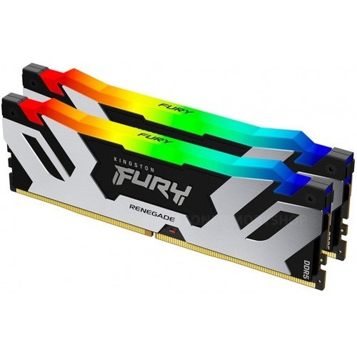 Kingston FURY Renegade 32GB (2 x 16GB) DDR5 SDRAM Memory KIt - For Motherboard - 32 GB (2 x 16GB) - DDR5-6400/PC5-51200 DDR5 SDRAM - - (Fleet Network)