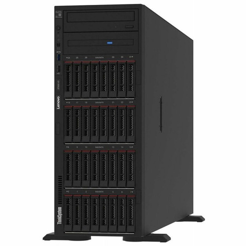 Lenovo ThinkSystem ST650 V3 7D7A1009NA 4U Tower Server - 1 x Intel Xeon Silver 4410T 2.70 GHz - 32 GB RAM - Serial ATA, 12Gb/s SAS - - (Fleet Network)