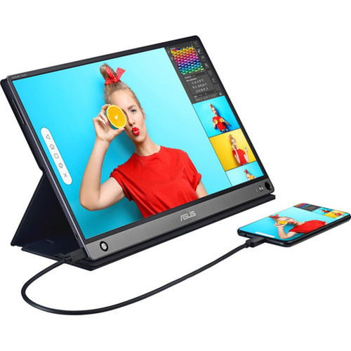 Asus ZenScreen MB16AMT 16 Class LCD Touchscreen Monitor - 169 - 156 Viewable - Capacitive - Multi-touch Screen - 1920 x 1080 - HD MB16AMT